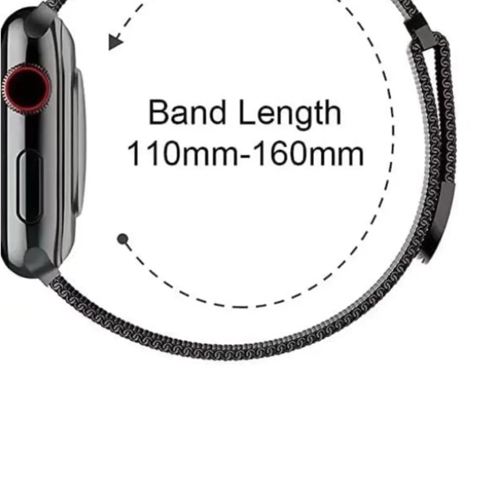 Apple Compatible Stainless Steel iWatch Band 38mm/40mm/41mm/42mm